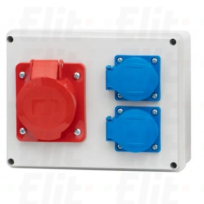 Rozdzielnica budowlana BERGAMO 32/5, 2x250V ITALINE