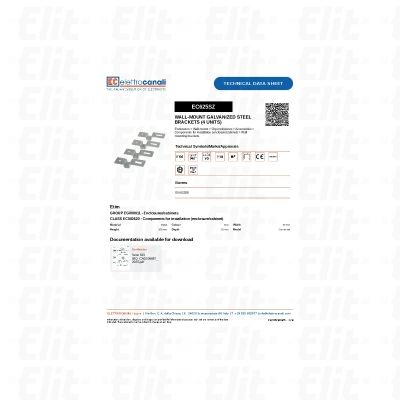 Uchwyty montażowe ze stali ocynkowanej (zestaw 4 szt.)