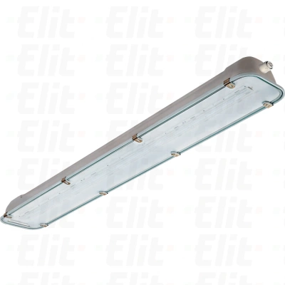 Oprawa przeciwwybuchowa LED ze stali nierdzewnej L1300 INOX VETRO 63W DIFFONDENTE COMFORT IP66