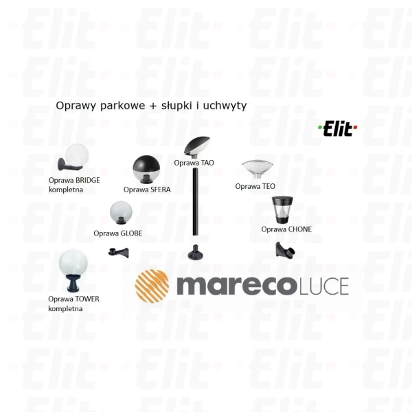 Lampa ogrodowa kula  fi 50 cm E27 GLOBE transparentna