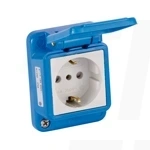 Gniazdo podtynkowe Schuko GRP 2P+E 10/16A 50x50 IP44