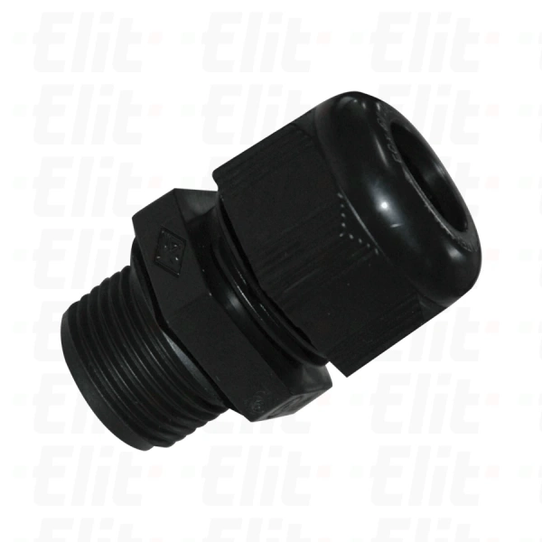 Dławnica kablowa czarna z długim gwintem PG11 EX 2D 2G