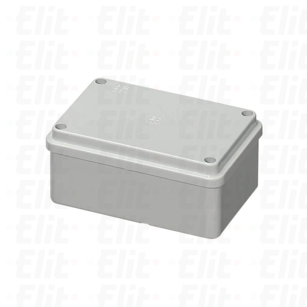 Puszka samogasnąca n/t gładka herm.IP56 GWT 960°C szara PV 120x80x50