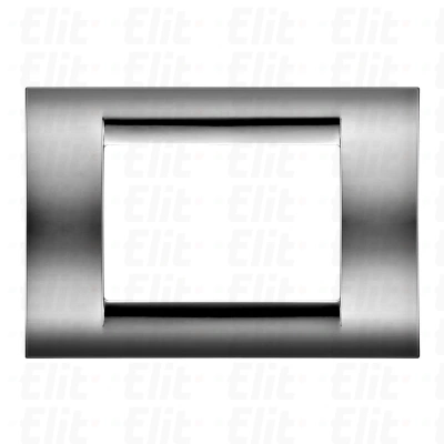 Ramka pojedyncza 6 modułów VIRINA pozioma chrom ELIT02103