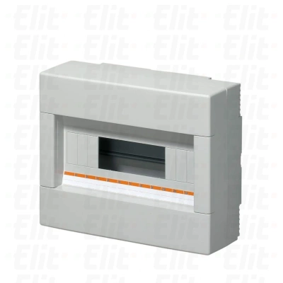 Rozdzielnica modułowa 1x12 natynkowa bez drzwi IP40 szara