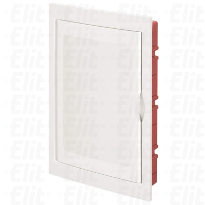 Rozdzielnica modułowa 3x18 podtynkowa drzwi transp. seria 630B IP40 430x410x80 szyna N+PE szara EC63054CE