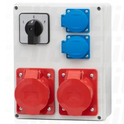 Rozdzielnica budowlana FLORENCJA 16/5, 32/5, 2x250V, L/P ITALINE