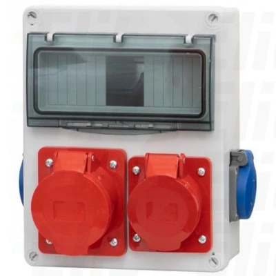 Rozdzielnica budowlana NEAPOL 16/5, 32/5, 2x250V, 8M ITALINE