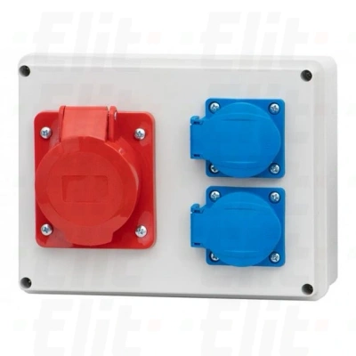 Rozdzielnica budowlana BERGAMO 16/5, 2x250V ITALINE