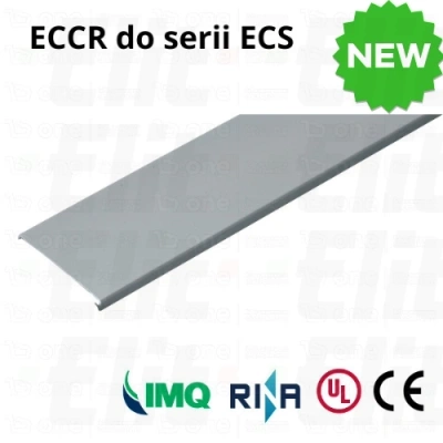 Pokrywa do koryta grzebieniowego serii ECS szer.100mm szara RAL 7030 /2m/ ECCR100G