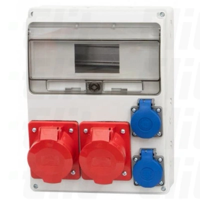 Rozdzielnica budowlana NEAPOL 16/5, 32/5, 2x230V /11M/ ITALINE